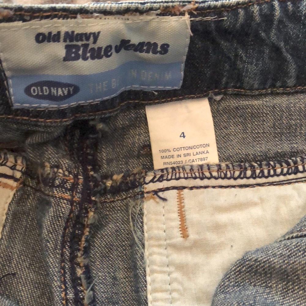 2003 Y2K  Old Navy Blue Denim Jean Skirt Size 4 Women’s - Picture 6 of 11